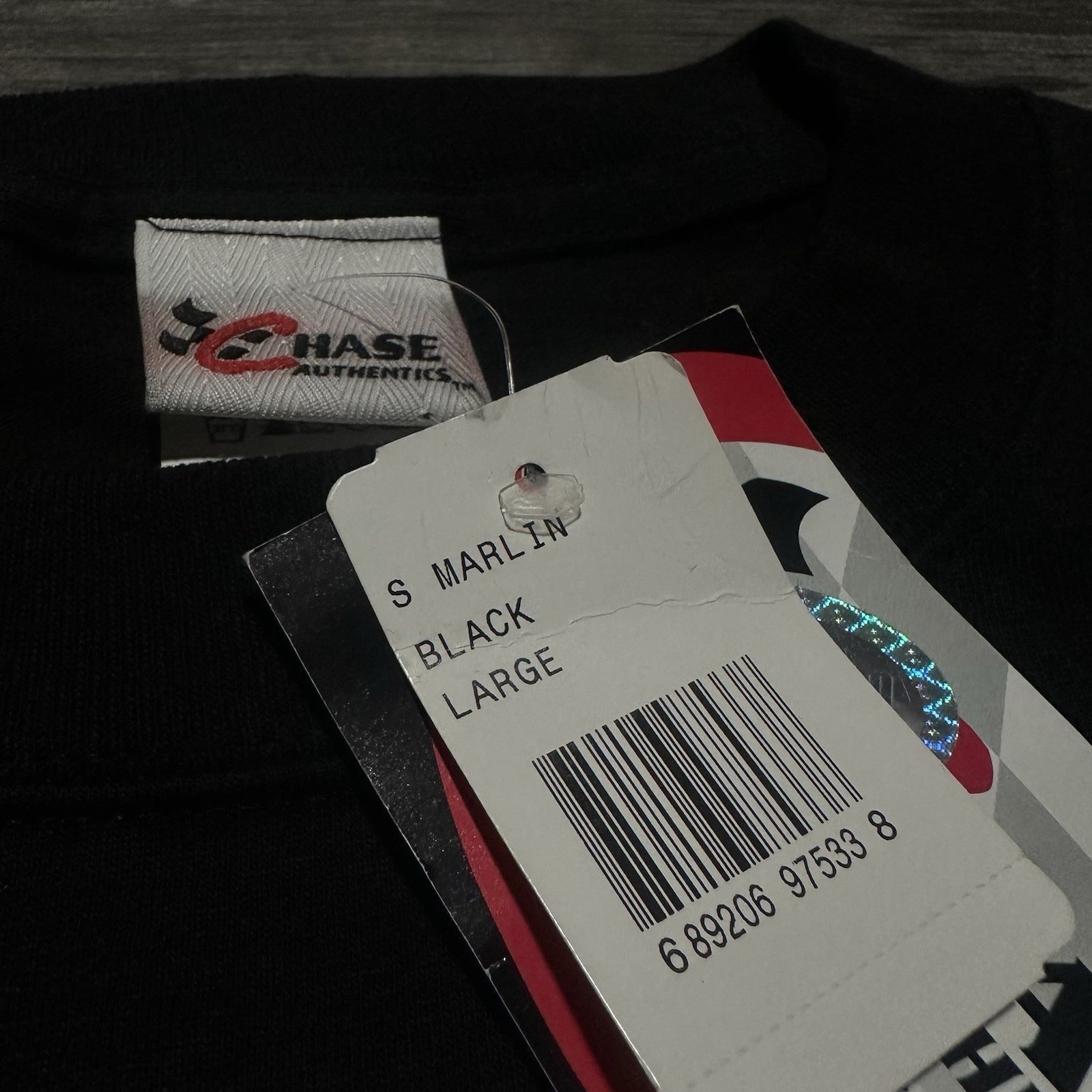 NWT NASCAR STERLING MARLIN RACECAR RACING BLACK T-SHIRT SZ L SHORT SLEEVE Yesterday's Fits Clothing Fashion Vintage Streetwear Fashion Item