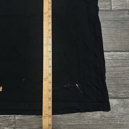 BBC BILLIONIARE BOYS CLUB BLACK DISTRESSED MULTI-LOGO T-SHIRT FADED TEE SZ M Yesterday's Fits Clothing Fashion Vintage Streetwear Fashion Item