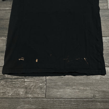 BBC BILLIONIARE BOYS CLUB BLACK DISTRESSED MULTI-LOGO T-SHIRT FADED TEE SZ M Yesterday's Fits Clothing Fashion Vintage Streetwear Fashion Item