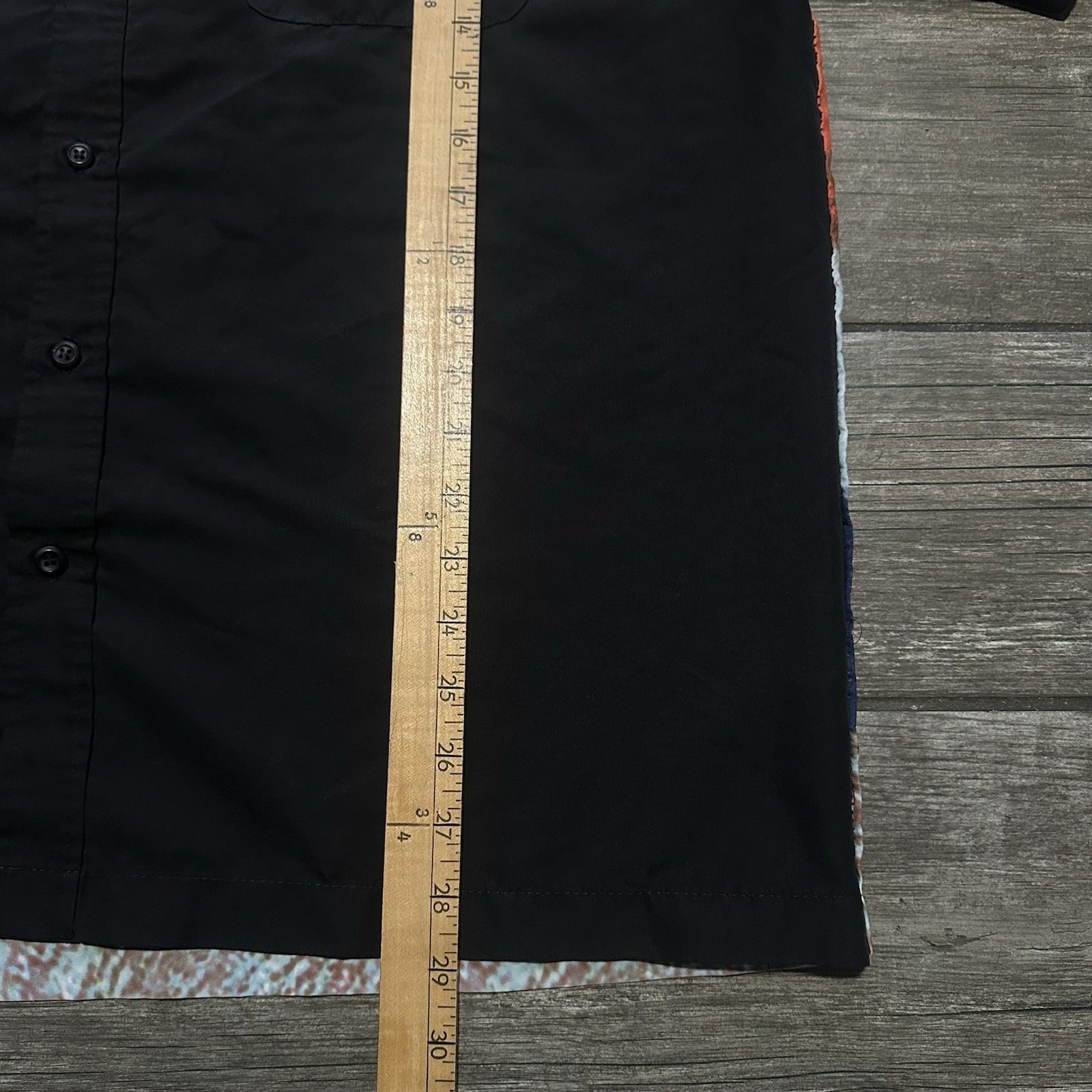 Y2K NO BOUNDARIES SURF BUTTON UP BLACK AOP SHORT SLEEVE SHIRT SZ L SKATE Yesterday's Fits Clothing Fashion Vintage Streetwear Fashion Item
