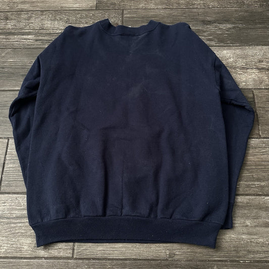 VTG 90s M&M WORLD LAS VEGAS CHARACTER CREWNECK SWEATSHIRT SZ M BLUE Yesterday's Fits Clothing Fashion Vintage Streetwear Fashion Item