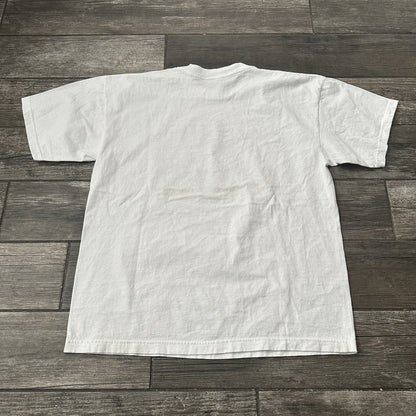 VTG 1996 WARNER BROS LOONEY TUNES SPACE JAM MOVIE PREMIERE WHITE T-SHIRT XL Yesterday's Fits Clothing Fashion Vintage Streetwear Fashion Item