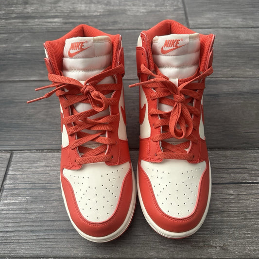 NIKE DUNK HI NEXT NATURE LIGHT CRIMSON COCNUT MILK FV5960-102 WMNS SZ 10 NO BOX Yesterday's Fits Clothing Fashion Vintage Streetwear Fashion Item