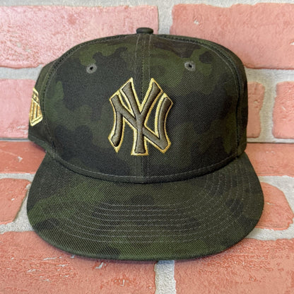 NEW ERA NEW YORK NY YANKEES AARON JUDGE CAPTAIN PATCH MILITARY CAMO GREEN 6 7/8 Yesterday's Fits Clothing Fashion Vintage Streetwear Fashion Item