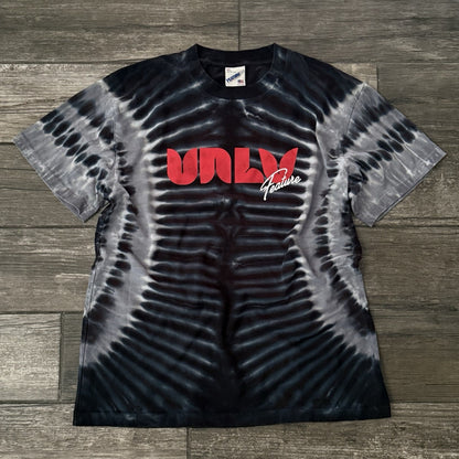 FEATURE UNLV RUNNIN' REBELS PSA TEE BLACK GREY TIE-DYE SHORT SLEEVE T-SHIRT M Yesterday's Fits Clothing Fashion Vintage Streetwear Fashion Item