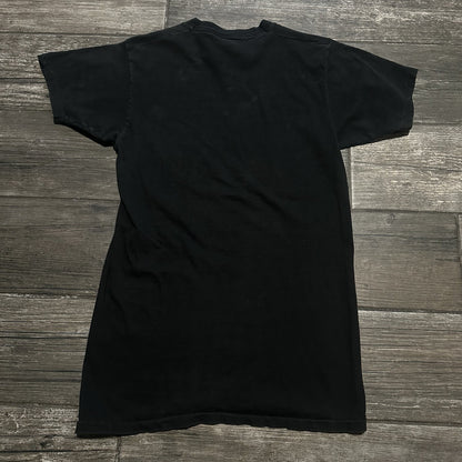VTG 70s THE BEATLES BEATLEMANIA BLACK BROADWAY MUSICAL PROMO T-SHIRT SZ S MUSIC Yesterday's Fits Clothing Fashion Vintage Streetwear Fashion Item