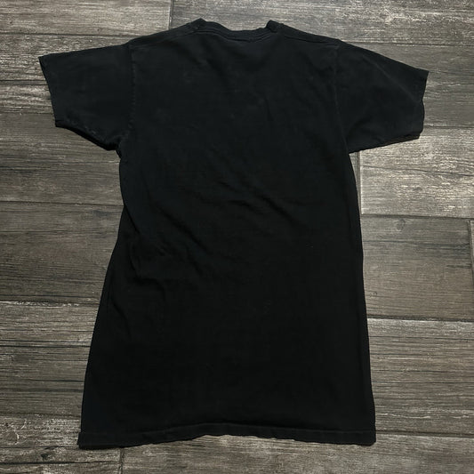 VTG 70s THE BEATLES BEATLEMANIA BLACK BROADWAY MUSICAL PROMO T-SHIRT SZ S MUSIC Yesterday's Fits Clothing Fashion Vintage Streetwear Fashion Item