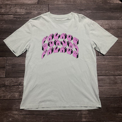 PALACE SKATEBOARDS SKATE LIGHT BLUE SHORT SLEEVE SKATE T-SHIRT SZ L PINK Yesterday's Fits Clothing Fashion Vintage Streetwear Fashion Item