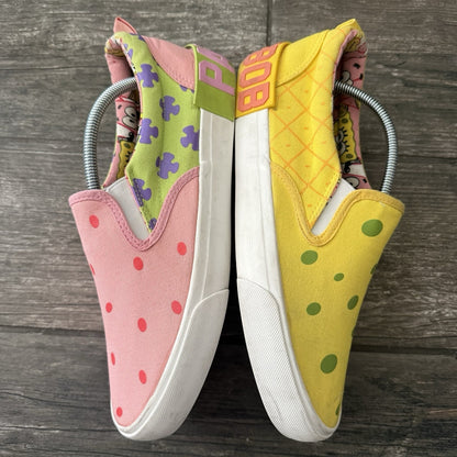 NICKELODEON SPONGEBOB SQUAREPANTS PATRICK STAR SLIP ON SNEAKERS SHOES MENS 8.5 Yesterday's Fits Clothing Fashion Vintage Streetwear Fashion Item
