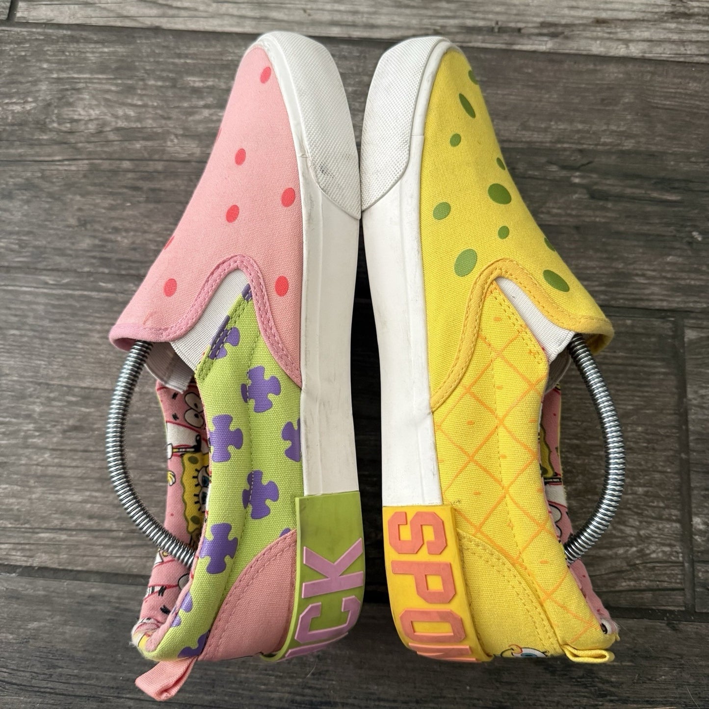 NICKELODEON SPONGEBOB SQUAREPANTS PATRICK STAR SLIP ON SNEAKERS SHOES MENS 8.5 Yesterday's Fits Clothing Fashion Vintage Streetwear Fashion Item