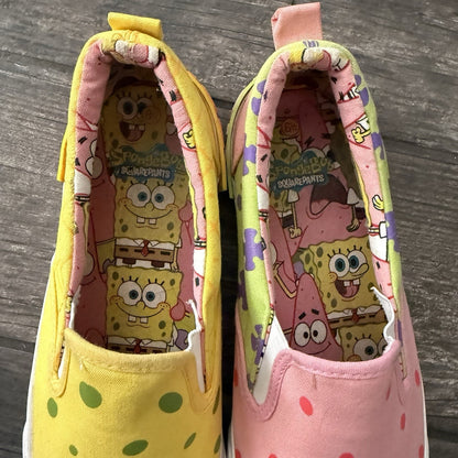 NICKELODEON SPONGEBOB SQUAREPANTS PATRICK STAR SLIP ON SNEAKERS SHOES MENS 8.5 Yesterday's Fits Clothing Fashion Vintage Streetwear Fashion Item