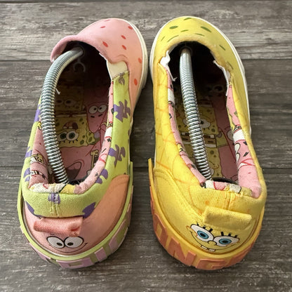 NICKELODEON SPONGEBOB SQUAREPANTS PATRICK STAR SLIP ON SNEAKERS SHOES MENS 8.5 Yesterday's Fits Clothing Fashion Vintage Streetwear Fashion Item