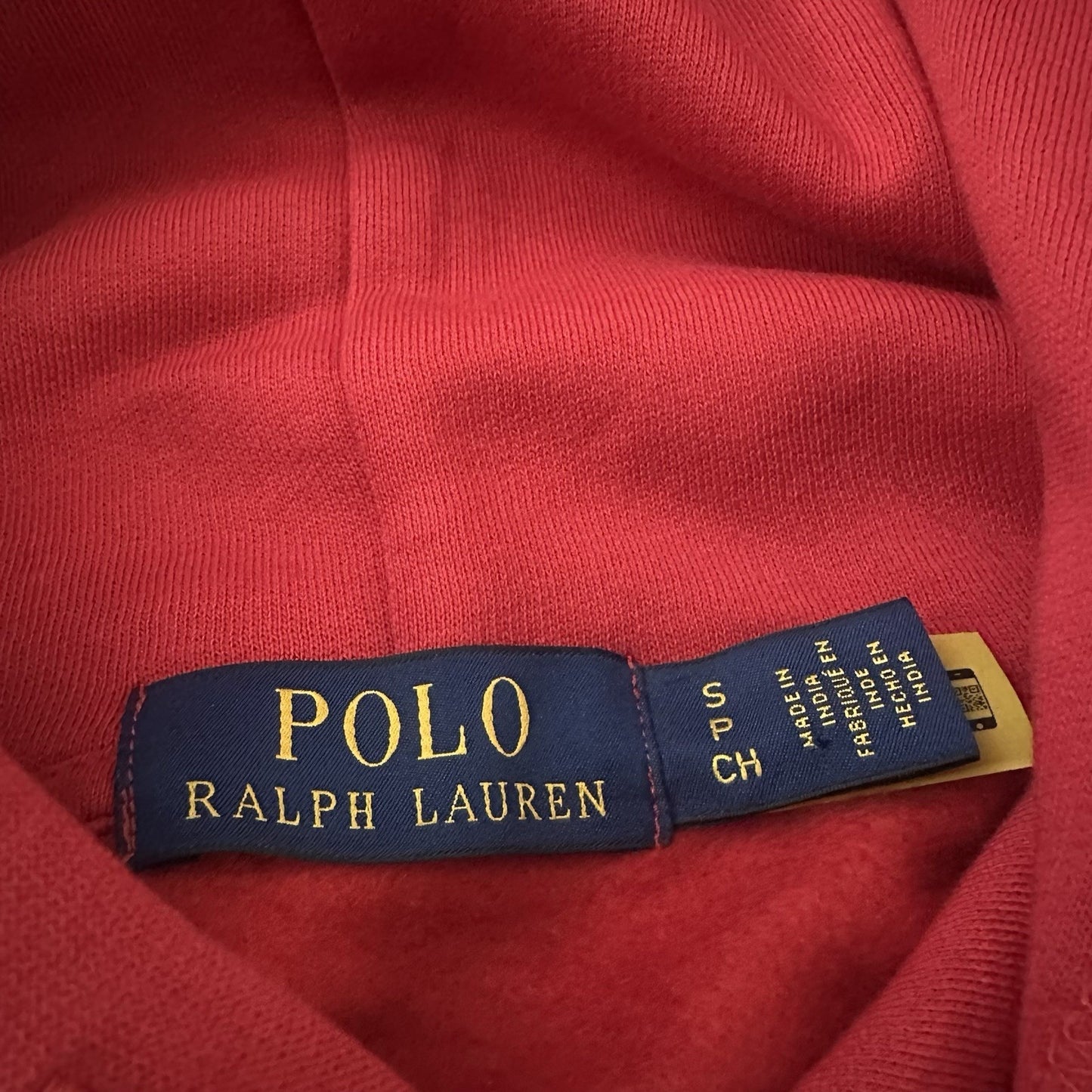 POLO RALPH LAUREN PULLOVER RED HOODIE SWEATSHIRT SZ S SPELL OUT LOGO Polo Ralph Lauren Clothing Fashion Vintage Streetwear Fashion Item