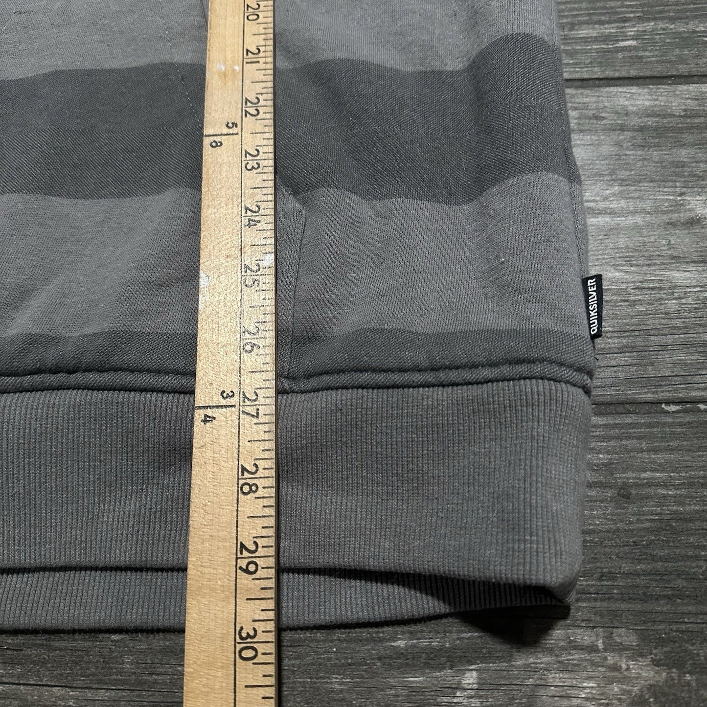 Y2K QUIKSILVER SHERPA LINED FULL ZIP SURF HOODIE SWEATSHIRT GREY STRIPED SZ XL Yesterday's Fits Clothing Fashion Vintage Streetwear Fashion Item