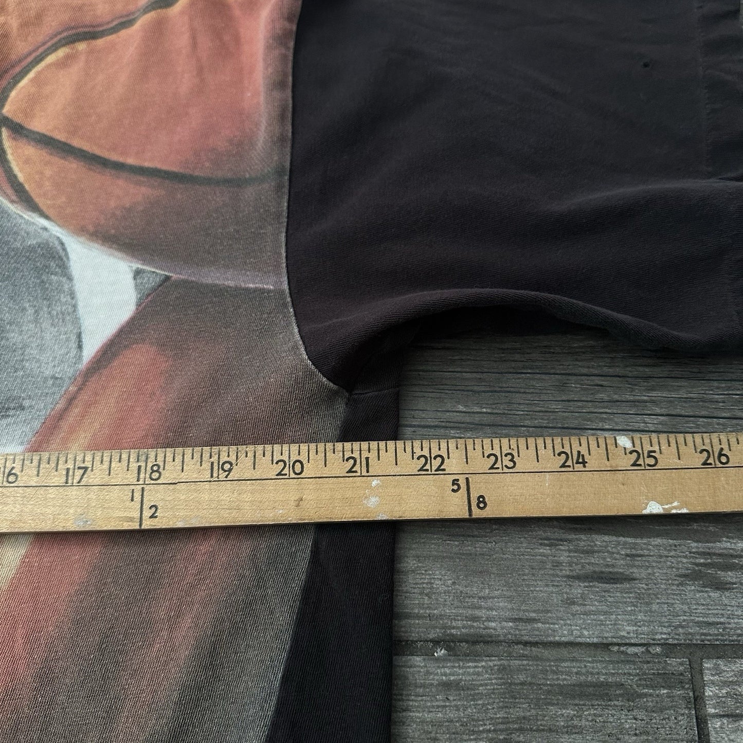 VTG NIKE MICHAEL AIR JORDAN AOP BASKETBALL T-SHIRT DUNK USA MADE SZ L NBA Yesterday's Fits Clothing Fashion Vintage Streetwear Fashion Item