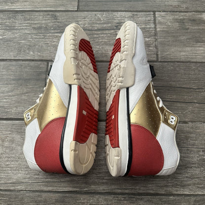 NIKE AIR TRAINER 1 MID PRM BRICK LAYER 607081-101 SZ 13 SNEAKERS RED WHITE Yesterday's Fits Clothing Fashion Vintage Streetwear Fashion Item