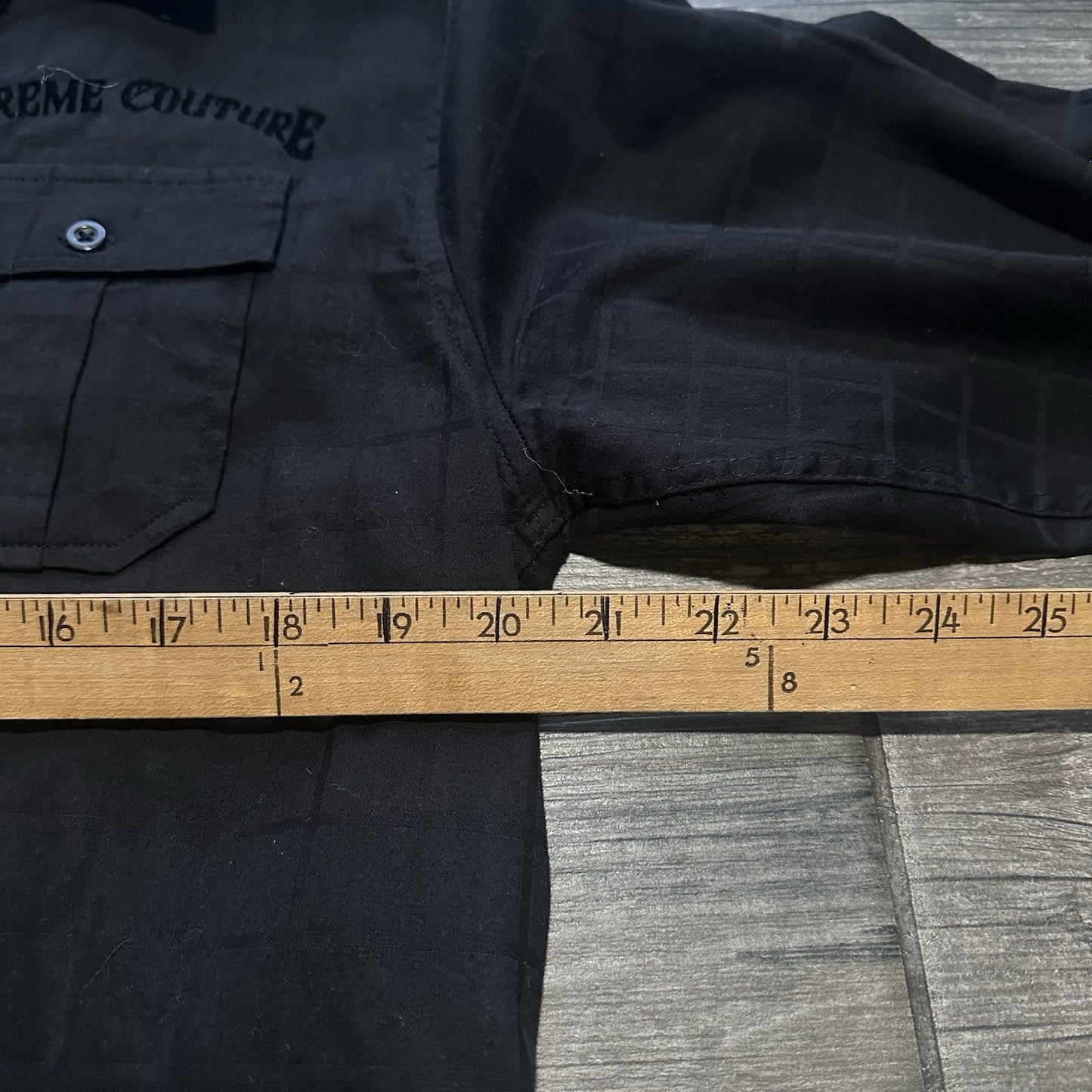 Y2K XTREME COUTURE BLACK LONG SLEEVE BUTTON UP GRUNGE EMO EMBROIDERED SHIRT XL Yesterday's Fits Clothing Fashion Vintage Streetwear Fashion Item