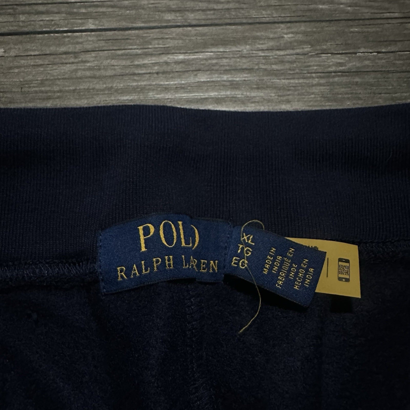POLO RALPH LAUREN NAVY BLUE JOGGER SWEATS SWEATPANTS SZ XL PANTS CUFFED Yesterday's Fits Clothing Fashion Vintage Streetwear Fashion Item