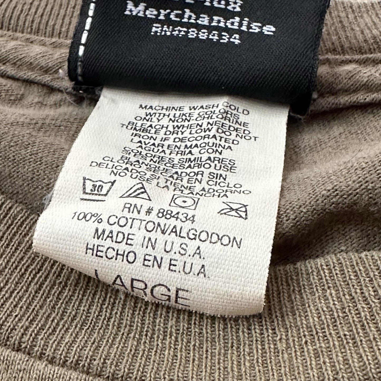 Y2K HARLEY-DAVIDSON MOTORCYCLES VICTORVILLE KHAKI T-SHIRT SZ L Yesterday's Fits Clothing Fashion Vintage Streetwear Fashion Item