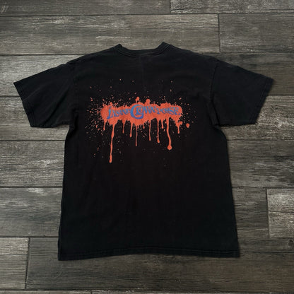 Y2K ICP INSANE CLOWN POSSE PSYCHOPATHIC BLACK FADED BAND PROMO T-SHIRT L SURGERY Yesterday's Fits Clothing Fashion Vintage Streetwear Fashion Item
