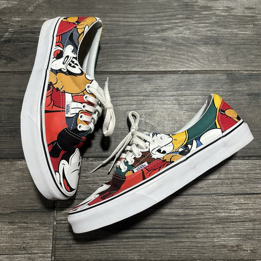 VANS DISNEY MICKEY & FRIENDS AOP ALL OVER PRINT SHOES MEN'S 10 SNEAKERS NO BOX Yesterday's Fits Clothing Fashion Vintage Streetwear Fashion Item