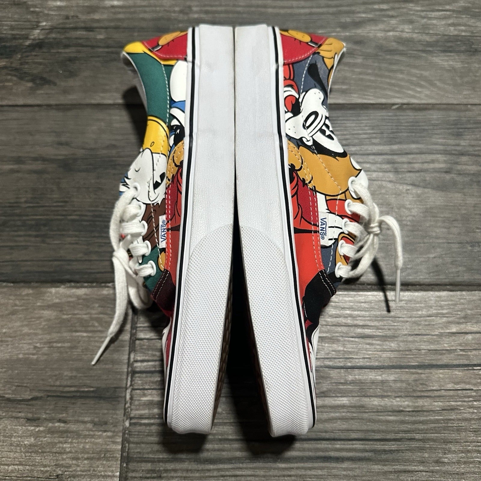 VANS DISNEY MICKEY & FRIENDS AOP ALL OVER PRINT SHOES MEN'S 10 SNEAKERS NO BOX Yesterday's Fits Clothing Fashion Vintage Streetwear Fashion Item