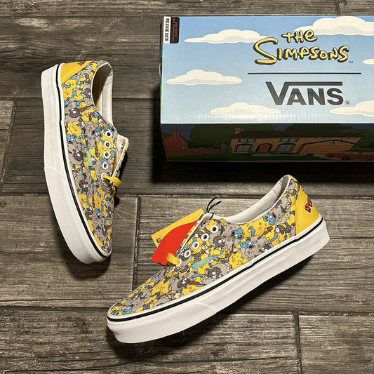 2020 NEW VANS THE SIMPSONS ITCHY & SCRATCHY AOP ALL OVER PRINT SHOES SZ 9.5 Yesterday's Fits Clothing Fashion Vintage Streetwear Fashion Item
