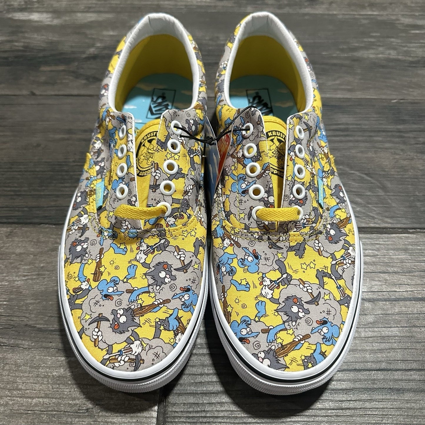 2020 NEW VANS THE SIMPSONS ITCHY & SCRATCHY AOP ALL OVER PRINT SHOES SZ 9.5 Yesterday's Fits Clothing Fashion Vintage Streetwear Fashion Item
