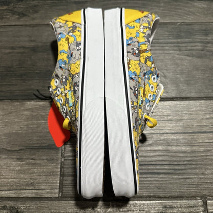 2020 NEW VANS THE SIMPSONS ITCHY & SCRATCHY AOP ALL OVER PRINT SHOES SZ 9.5 Yesterday's Fits Clothing Fashion Vintage Streetwear Fashion Item