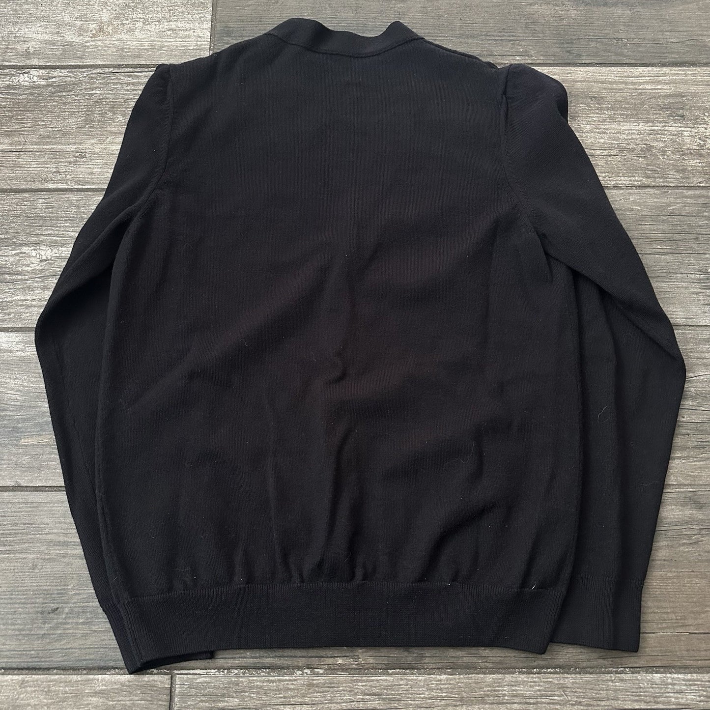AUTHENTIC LOUIS VUITTON UNIFORMS BLACK CARDIGAN SWEATER BUTTON UP SZ S Yesterday's Fits Clothing Fashion Vintage Streetwear Fashion Item