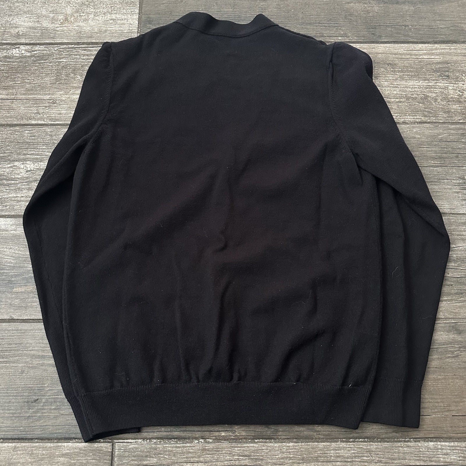 AUTHENTIC LOUIS VUITTON UNIFORMS BLACK CARDIGAN SWEATER BUTTON UP SZ S Yesterday's Fits Clothing Fashion Vintage Streetwear Fashion Item