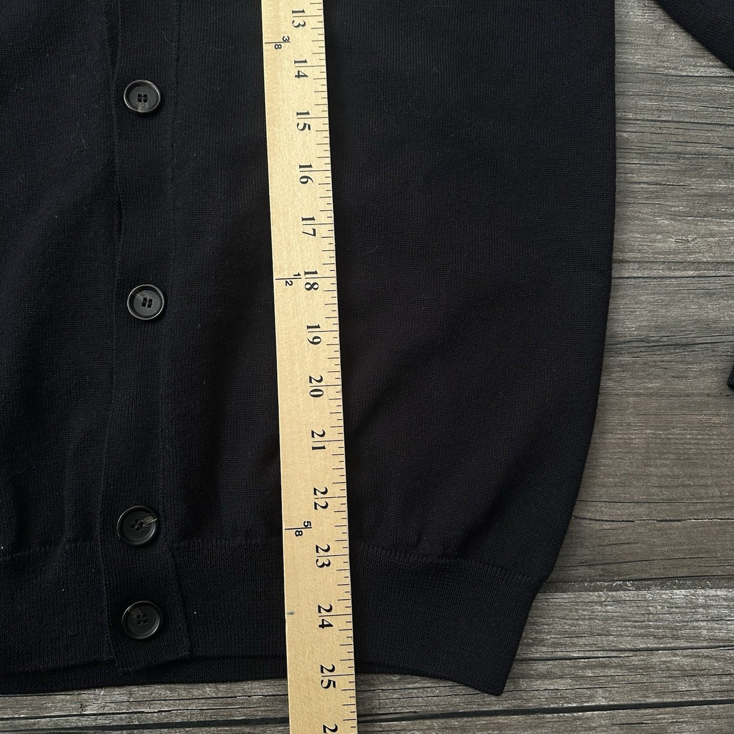 AUTHENTIC LOUIS VUITTON UNIFORMS BLACK CARDIGAN SWEATER BUTTON UP SZ S Yesterday's Fits Clothing Fashion Vintage Streetwear Fashion Item