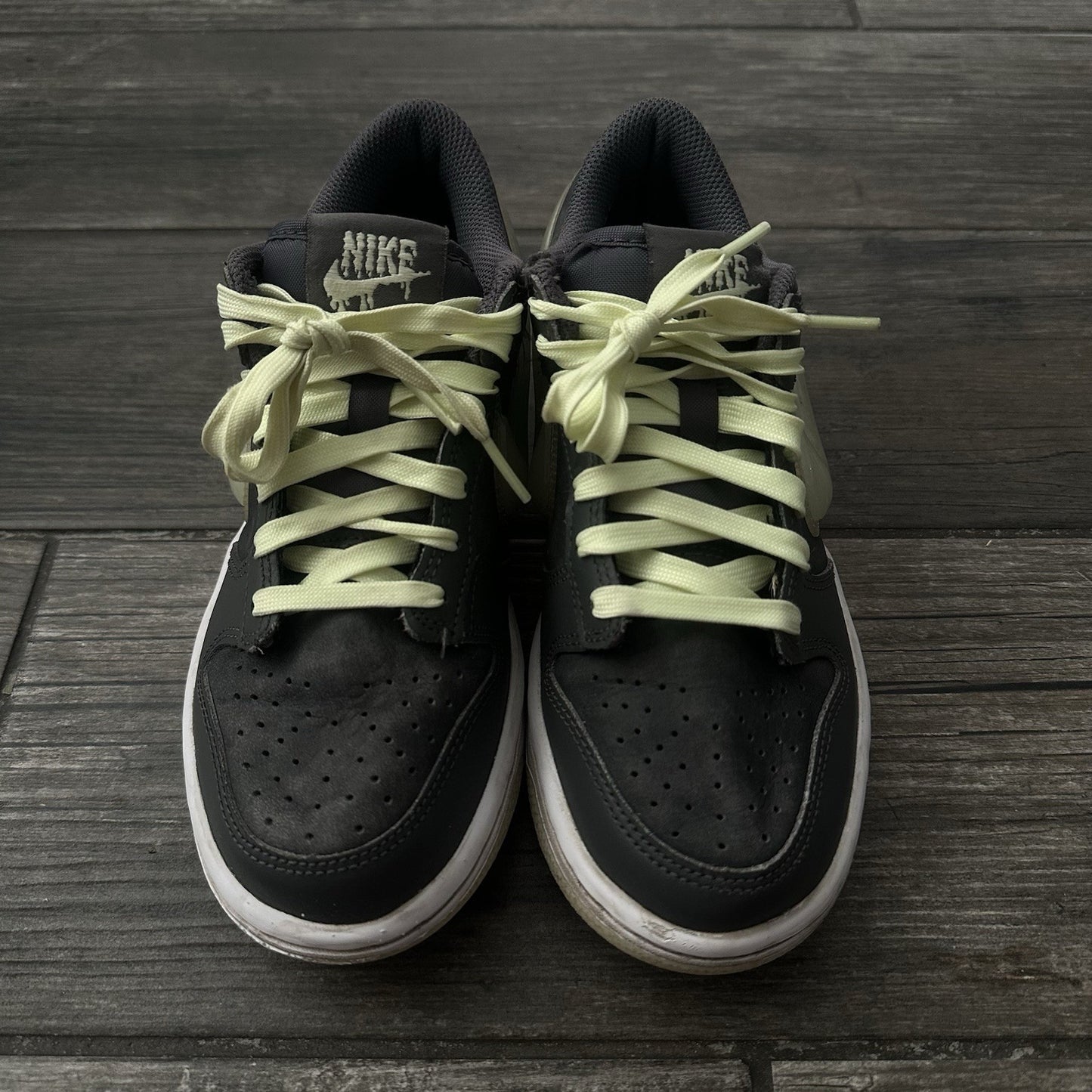 NIKE DUNK LOW HALLOWEEN GLOW IN THE DARK HQ3569-068 SZ 4.5Y NO BOX SNEAKERS