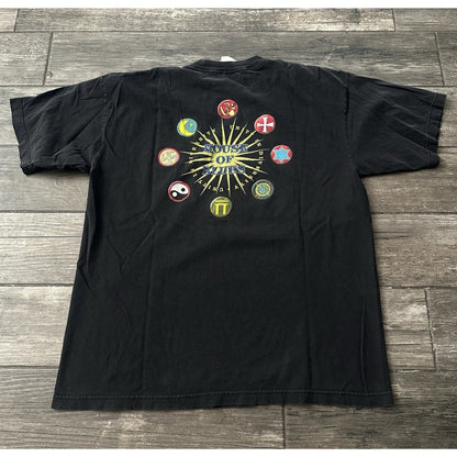 VTG 90s HOUSE OF BLUES UNITY BLACK FADED T-SHIRT SHORT SLEEVE MUSIC PROMO XL Yesterday's Fits Clothing Fashion Vintage Streetwear Fashion Item