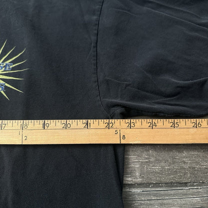 VTG 90s HOUSE OF BLUES UNITY BLACK FADED T-SHIRT SHORT SLEEVE MUSIC PROMO XL Yesterday's Fits Clothing Fashion Vintage Streetwear Fashion Item