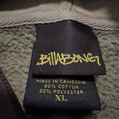 Y2K BILLABONG 'BONG' TAN KHAKI PULLOVER HEAVYWEIGHT SURF HOODIE SWEATSHIRT XL Yesterday's Fits Clothing Fashion Vintage Streetwear Fashion Item