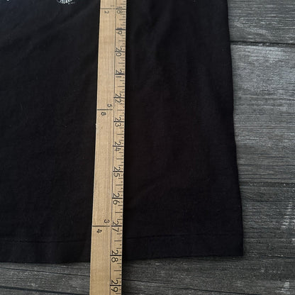 VTG 90s HAWAII RAINBOWS BLACK DOUBLE LAYER COLLEGE T-SHIRT PINK WARRIORS XL Yesterday's Fits Clothing Fashion Vintage Streetwear Fashion Item