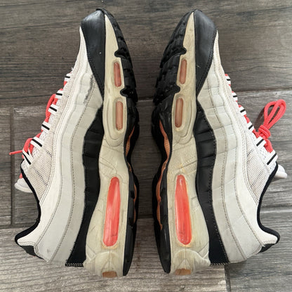 NIKE AIR MAX 95 PRM HOT LAVA WHITE RED SNEAKERS SZ 10.5 2007 609048-182 NO BOX Yesterday's Fits Clothing Fashion Vintage Streetwear Fashion Item