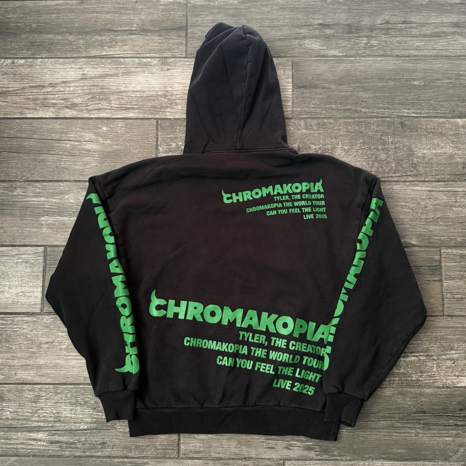 TYLER THE CREATOR CHROMAKOPIA GOLF WANG BLACK TOUR HOODIE SWEATSHIRT SZ S Yesterday's Fits Clothing Fashion Vintage Streetwear Fashion Item