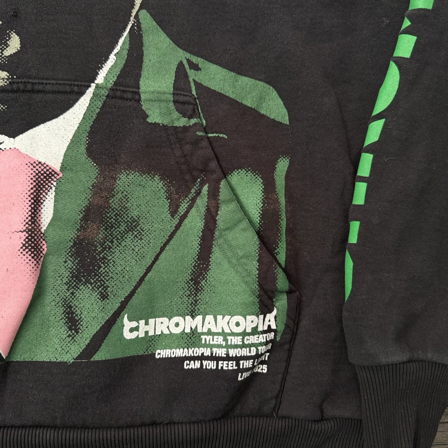 TYLER THE CREATOR CHROMAKOPIA GOLF WANG BLACK TOUR HOODIE SWEATSHIRT SZ S Yesterday's Fits Clothing Fashion Vintage Streetwear Fashion Item