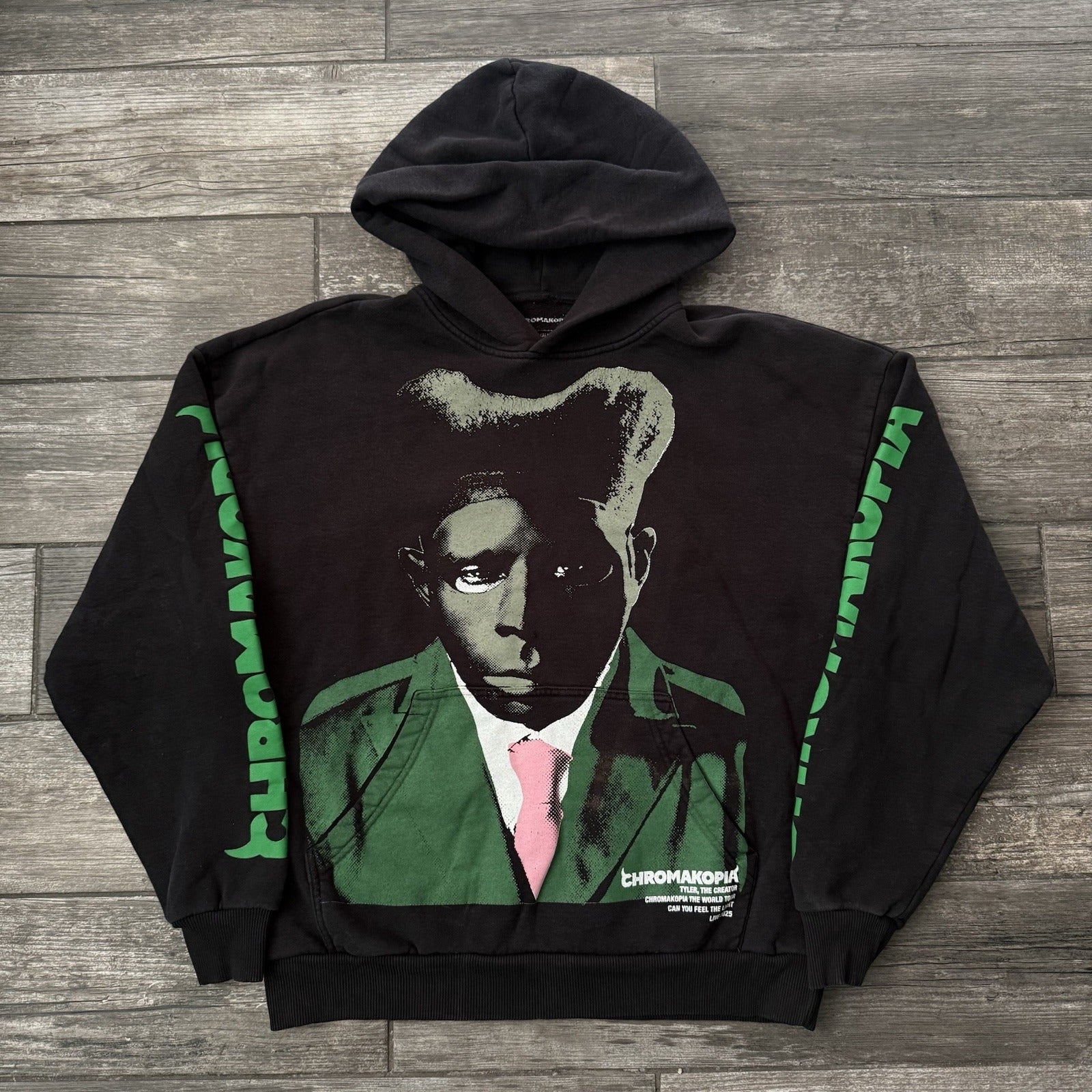 TYLER THE CREATOR CHROMAKOPIA GOLF WANG BLACK TOUR HOODIE SWEATSHIRT SZ S Yesterday's Fits Clothing Fashion Vintage Streetwear Fashion Item