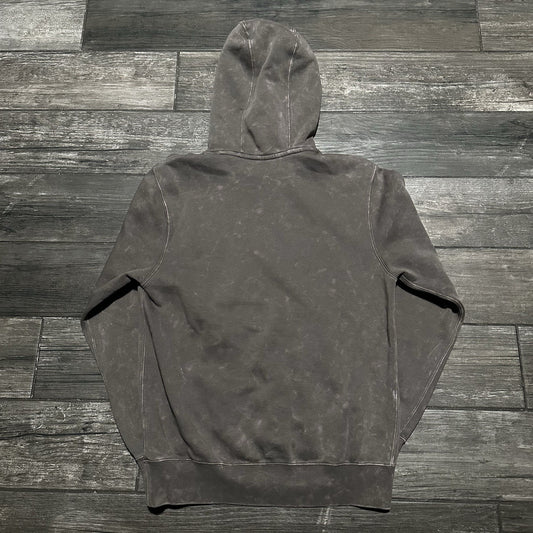 NIKE OVER-DYED BROWN HOODIE ATHLETIC SWEATSHIRT SZ S LONG SLEEVE Yesterday's Fits Clothing Fashion Vintage Streetwear Fashion Item