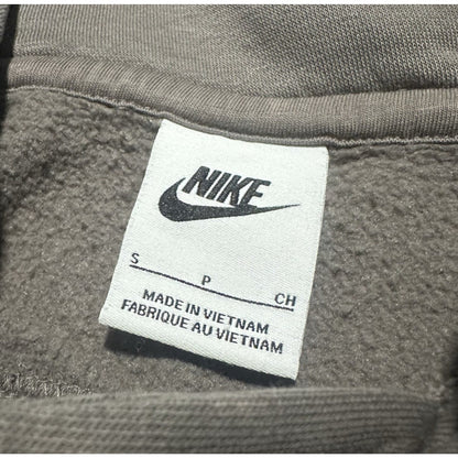 NIKE OVER-DYED BROWN HOODIE ATHLETIC SWEATSHIRT SZ S LONG SLEEVE Yesterday's Fits Clothing Fashion Vintage Streetwear Fashion Item