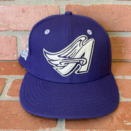 NEW ERA ANAHEIM ANGELS NORTHERN LIGHTS FEATURE FITTED BASEBALL HAT 6 7/8 40TH Yesterday's Fits Clothing Fashion Vintage Streetwear Fashion Item