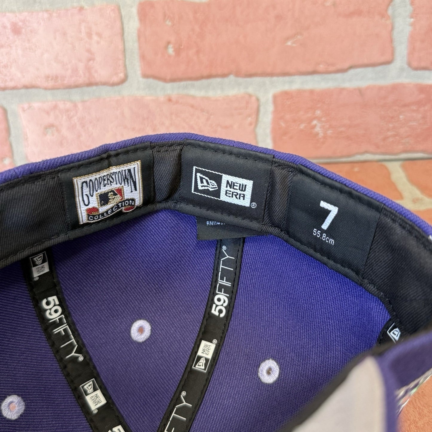 NEW ERA ANAHEIM ANGELS NORTHERN LIGHTS FEATURE FITTED BASEBALL HAT 6 7/8 40TH Yesterday's Fits Clothing Fashion Vintage Streetwear Fashion Item
