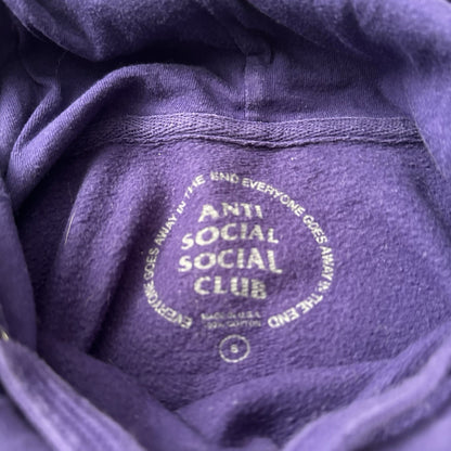 ASSC ANTI SOCIAL SOCIAL CLUB PURPLE PULLOVER HOODIE SWEATSHIRT S EARTH PLANET Yesterday's Fits Clothing Fashion Vintage Streetwear Fashion Item