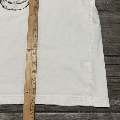 KAWS UNIQLO PEACE FOR ALL WHITE T-SHIRT SZ XXL WORLD HANDS SHORT SLEEVE Yesterday's Fits Clothing Fashion Vintage Streetwear Fashion Item