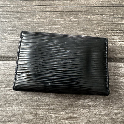 2005 LOUIS VUITTON BLACK EPI LEATHER 6 KEY MUTICLES HOLDER CA0025 AUTHENTIC (J) Yesterday's Fits Clothing Fashion Vintage Streetwear Fashion Item