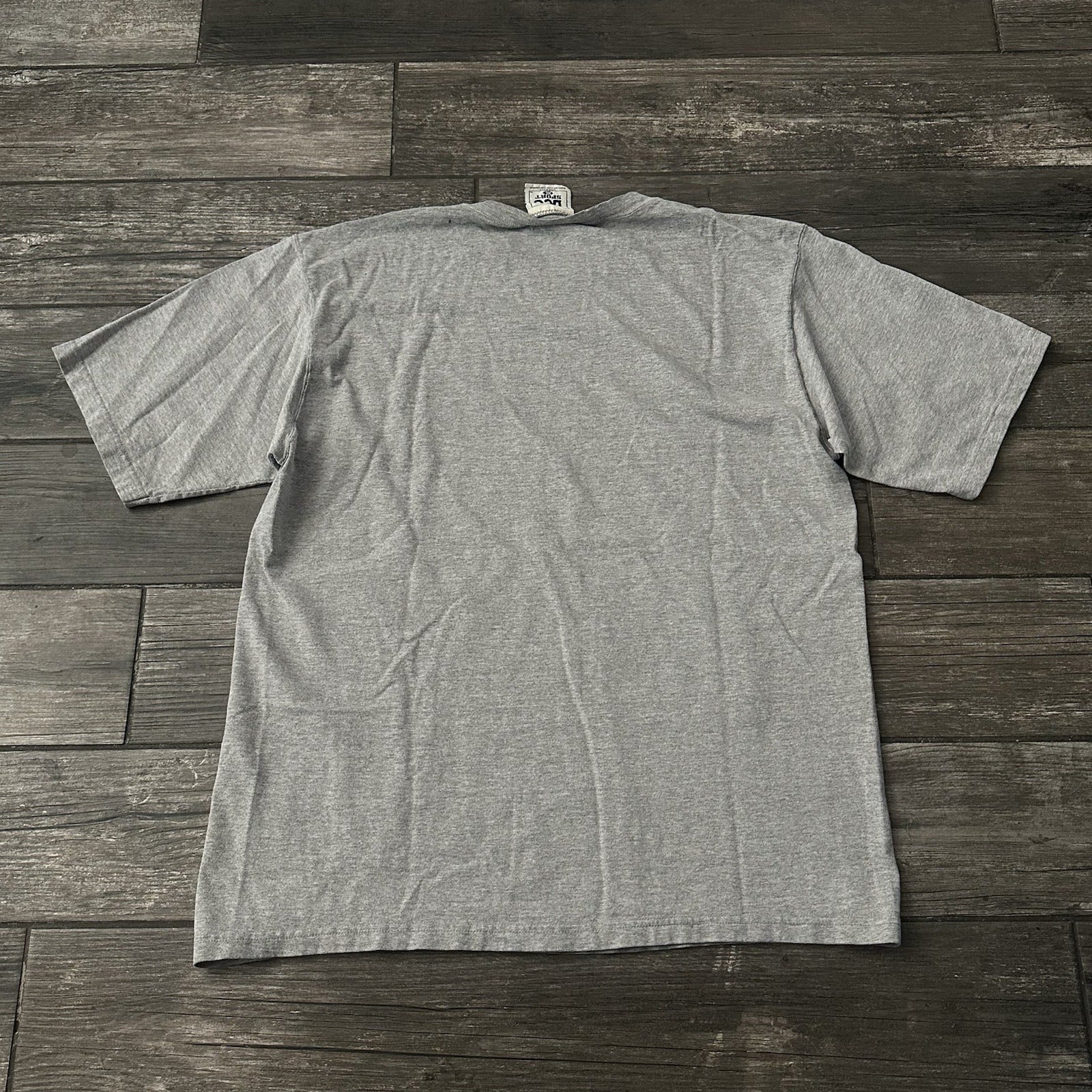 VTG LEE SPORT OAKLAND RAIDERS SPELL OUT LOGO T-SHIRT TEE GRAY BLACK SZ XL Yesterday's Fits Clothing Fashion Vintage Streetwear Fashion Item