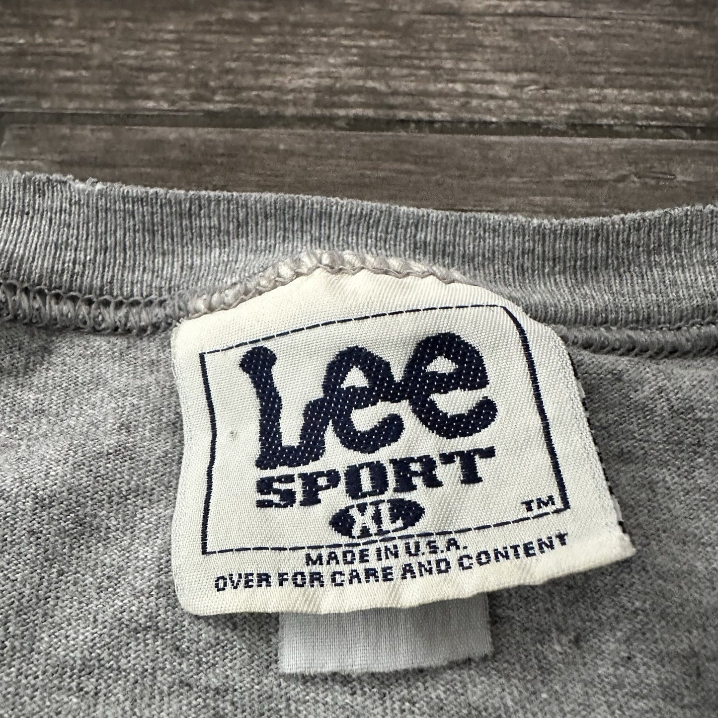 VTG LEE SPORT OAKLAND RAIDERS SPELL OUT LOGO T-SHIRT TEE GRAY BLACK SZ XL Yesterday's Fits Clothing Fashion Vintage Streetwear Fashion Item